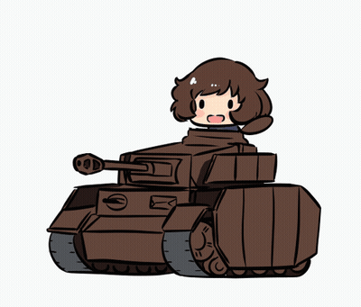 Military Vehicle Driving Through Desert GIF