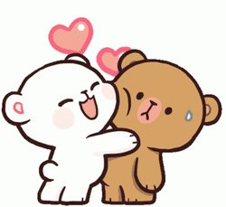 Milk And Face Sticking Cheeks GIF