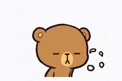 Milk And Mocha Bear Frustrated Fiery Background GIF
