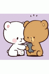 Milk And Mocha Bear Giving Affection GIF