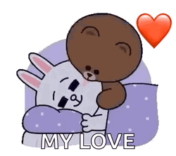 Milk And Mocha Bear Hug Good Night Love GIF