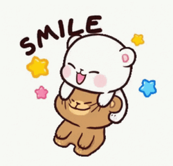 Milk And Mocha Bear Piggy Back Ride GIF