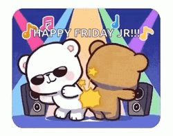 Milk And Mocha Happy Friday Jr GIF