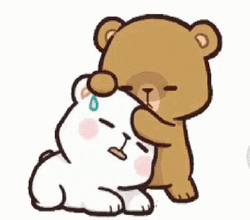 Milk And Mocha Head Pat GIF