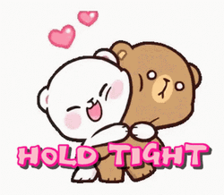 Milk And Mocha Hold Tight GIF