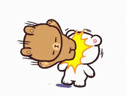 Milk And Mocha Kicking GIF