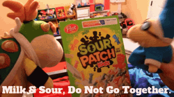 Milk And Sour Patch Kids Do Not Go Together  GIF