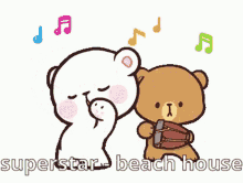 Milk Mocha Bear Superstar GIF