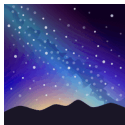 Milky Way Travel Sticker GIF