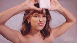 Millie Bobby Brown Promoting Product GIF