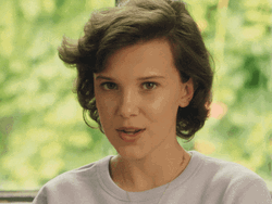 Millie Bobby Brown Shhh GIF