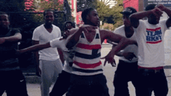Milly Rock Dancing With The Gang GIF