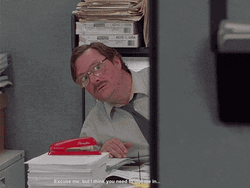 Milton Waddams Peeking Through The Office Door GIF