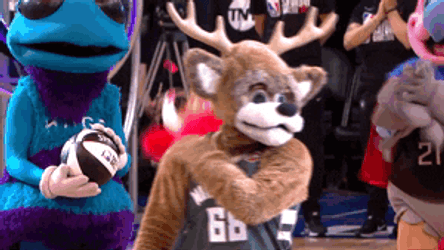 Milwaukee Bucks Bango Dusting Off Shoulder GIF