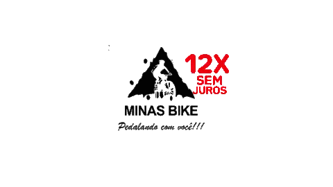 Minas Bike Logo Red Triangle Sticker