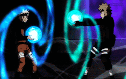 Minato And Naruto Rasengan Ultimate Supreme  GIF