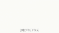 Minato Kageaki Giga Facepalm Meme GIF