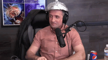 Mind Reader Man Wearing Mind Reading Cap GIF