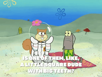Mind Reader Sandy Cheeks Bikini Bottom GIF
