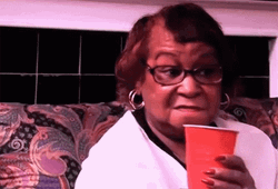 Minding My Business Old Lady  GIF