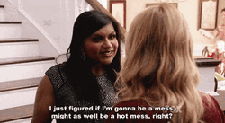 Mindy Kaling Hot Mess GIF