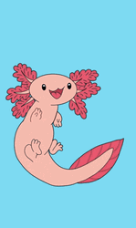 Minecraft Axolotl Cartoon GIF