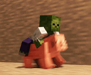 Minecraft Axolotl Hulk GIF
