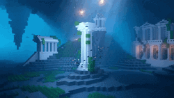 Minecraft Axolotl Under The Sea GIF