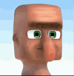 Minecraft Baby Villager With Long Nose GIF