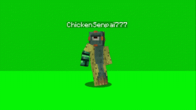 Minecraft Character Chickensenpai777 GIF