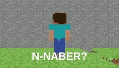 Minecraft Character N-Naber GIF