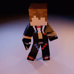Minecraft Character Twerking Among Us Meme GIF