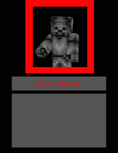 Minecraft Dark Steve Drawing GIF