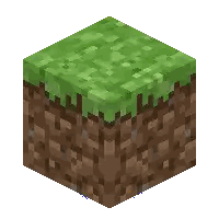 Minecraft Dirt And Grass Block Sticker