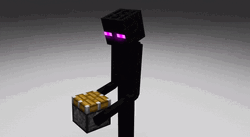Minecraft Enderman Piston GIF