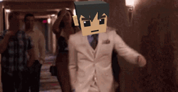 Minecraft Head Mcgregor Walk GIF