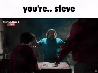 Minecraft Live Man Standing In Front Of Table GIF