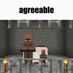 Minecraft Meme Agreeable GIF