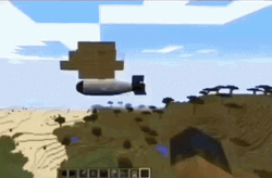Minecraft Nuclear Bomb Explosion GIF