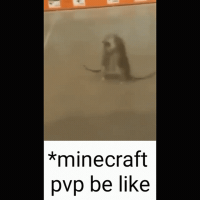 Minecraft PvP Be Like GIF