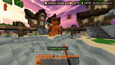 Minecraft Screenshot Equipe Jaune GIF