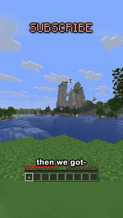 Minecraft Screenshot Subscribe Then We Got GIF
