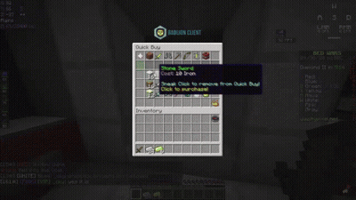Minecraft Skeleton Item Shop Right Click GIF