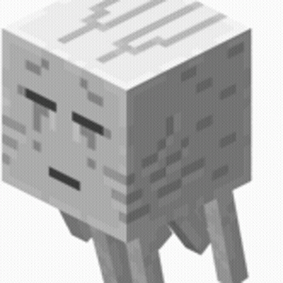 Minecraft Skeleton With Sad Face GIF
