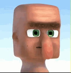 Minecraft Villager Long Nose GIF