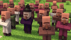 Minecraft Villagers Dancing