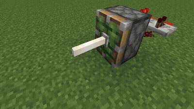 Minecraft Wooden Shield And Block GIF