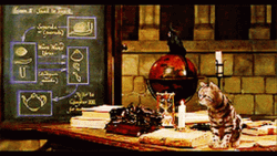 Minerva McGonagall Cat Transformation Harry Potter GIF