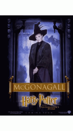 Minerva McGonagall Flashing Digital Art GIF