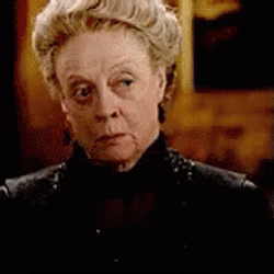 Minerva McGonagall Frustrated Puckered Face GIF